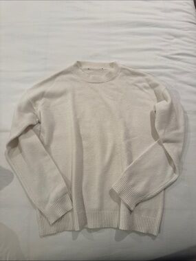 Forever 21 women’s  Cream Crewneck Sweater